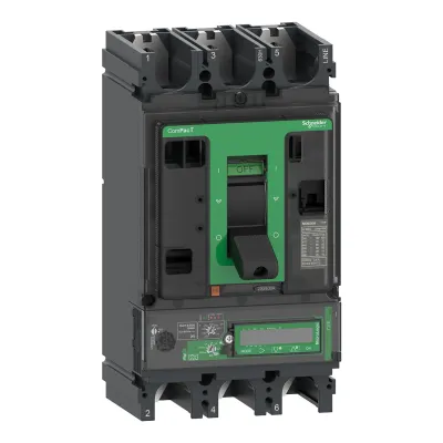 Schneider Electric Kompaktleistungsschalter NSX400N | 3-polig | 400A | 50kA | MicroLogic 7.3E | Erdschlussschutz | IP40