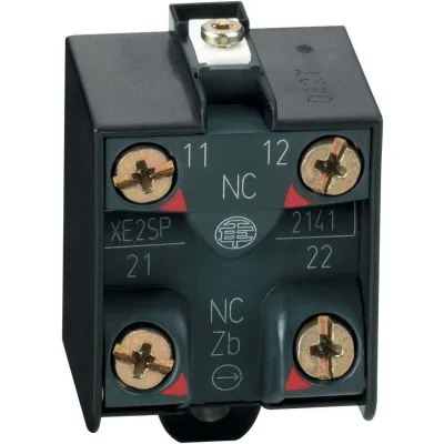 Schneider Hilfsschalterblock XE2SP2141 | 2 Öffner | Sprungfunktion | gleichzeitig schaltend | Schraubanschluss
