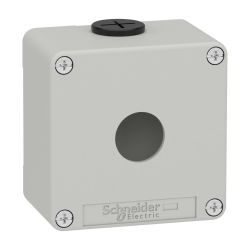 Schneider Leergehäuse XAP, Metall grau, für 1x22mm XAPD1201