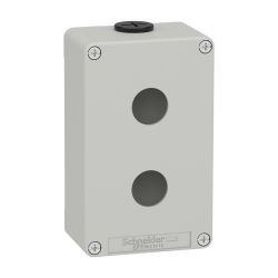 Schneider Leergehäuse XAP, Metall grau, für 2x22mm XAPD2202