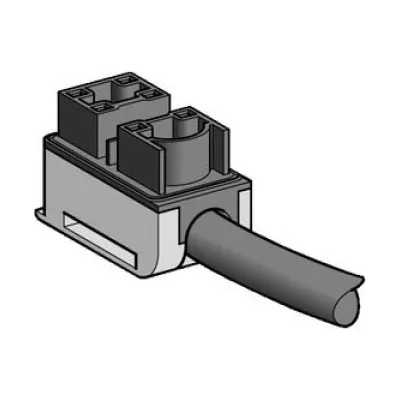Telemecanique Sensors Sensor-Aktorkabel ZCMC21L5 | 2-polig | 5m | Male Stecker abgewinkelt | schwarz | für ZCMD21