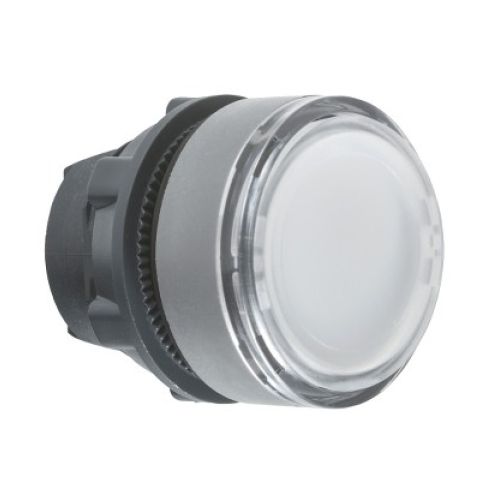 Bild: Schneider Leuchtdrucktaster weiss, 22mm, in grau ZB5AA18C0