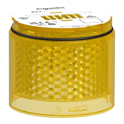 Schneider Electric Leuchtelement XVB7C28 | Signalsäule LED Dauerlicht | 70mm | 24V AC/DC | IP66 | gelb