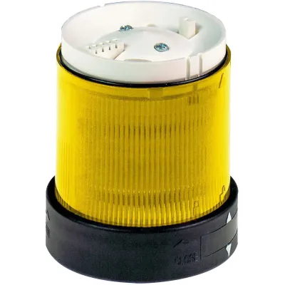 Schneider Electric Leuchtelement XVBC2B8 | LED Dauerlichtmodul Signalsäule | 70mm Ø | IP65 | 24V AC/DC | gelb