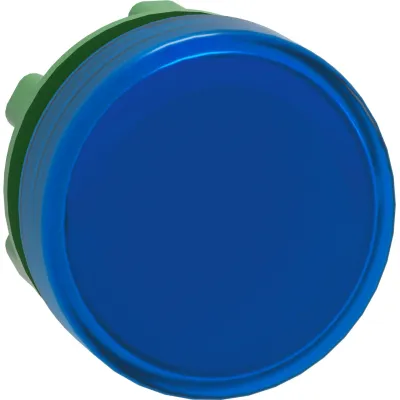 Schneider Electric Leuchtmelder ZB5AV063 | LED-Anzeige 22mm rund | hohe Kalotte | blau | Kunststoff | IP66