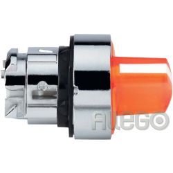 Schneider Leuchtwahlschalter 3st.rast,ge f.LED-M. ZB4BK1353