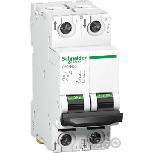 Bild: Schneider LS-Schalter 2P 6A C C60H-DC A9N61526