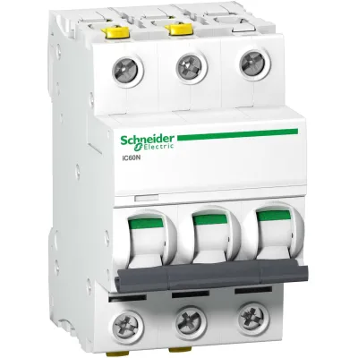 Schneider Electric Leitungsschutzschalter 3-polig | 32A | C-Charakteristik | 400V | 6kA | Hutschiene | IP20 | weiß