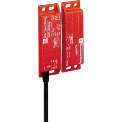 Schneider Magnetschalter XCSDMP7902 | Sicherheitsschalter codiert | 2 Öffner | 2m Kabel | IP67 | Kunststoff | weiß