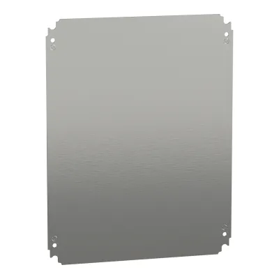 Schneider Electric Montageplatte NSYMM54 | 450x350 mm | Stahl verzinkt | für Spacial Gehäuse H500xB400 | glatt | weiß