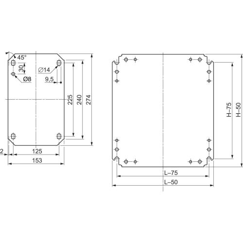 Bild: Schneider Montageplatte 550x550 NSYMM66