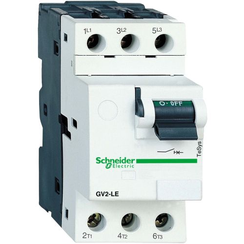 Bild: Schneider Motorschutzschalter 6,3A GV2LE10