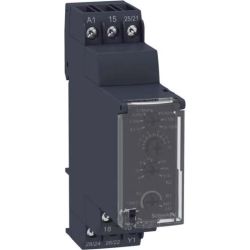 Schneider Multifunktion Timer RE22R2MMU Relay, 24VDC/24..240 V AC, 2 C/O