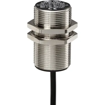 Schneider Näherungsschalter XS130BLPAL2 | M30 | PNP | Schließer | 10mm | Metall | 12-24V DC | 2m Kabel
