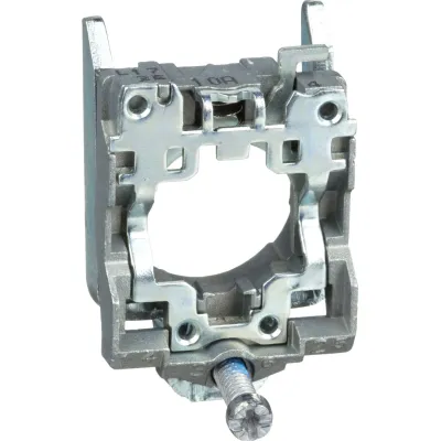 Schneider Electric Befestigungsflansch ZB4BZ009 | Adapter für Harmony XB4 | 22mm Einbaudurchmesser | Metall | Beige