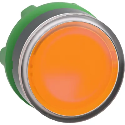 Schneider Electric Leuchtdrucktaster ZB5AW353 | Frontelement | 22,5 mm rund | LED geeignet | flach | IP66 | orange