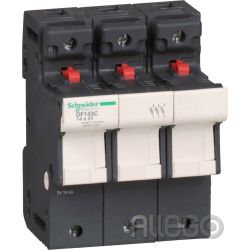 Schneider neider Sicherungshalter 3P, 50A, 14x51MM DF143C