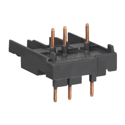 Schneider Electric Verbindungsblock GV2AF01 | Für LS1 D32, GV2, LC1-K, LP1-K | 3-polig | Schraubklemmen | weiß