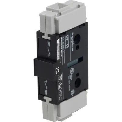 Schneider Electric Neutralleiter-Modul VZ11 | Hilfsschalterblock 1 Schließer | 40A | Seitenanbau | Schraubanschluss