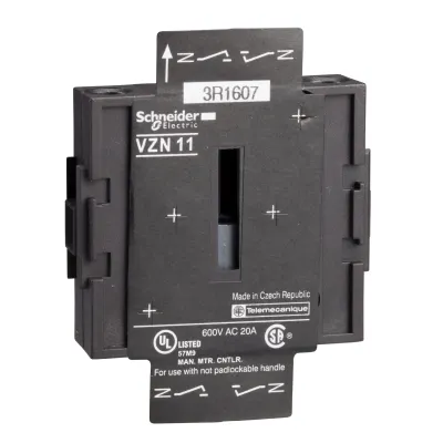 Schneider Electric Neutralleiter-Modul VZN11 | Hilfsschalterblock VN12/VN20 | Seitenanbau | Schraubanschluss | 16A
