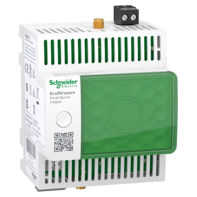 Schneider Electric Gateway PAS600 Panel Server | Modbus RTU & Ethernet | Webserver | 110-240V AC/DC | Hutschiene | IP30