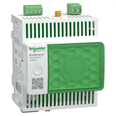 Schneider Electric Panel Server PAS600L | Gateway | Modbus RTU & Funk | Ethernet | 24V DC | 4TE | IP30 | Hutschiene