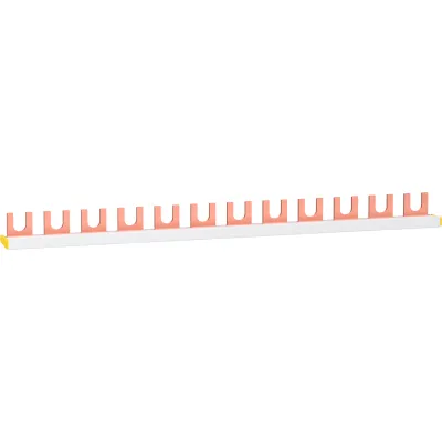 Schneider Electric Phasenschiene Gabel R9XFH112 | 1-polig | 12 TE | 63A | ablängbar | 18mm Teilungsmaß | weiß