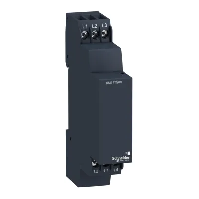Schneider Electric RM17TG00 Phasenwächter | 3-phasig | 208-480V AC | Hutschiene | 1 Wechsler