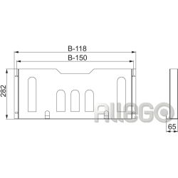 Schneider Plantasche Metal für Tür 600 NSYSDP6M