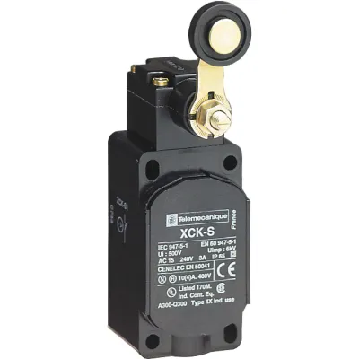 Schneider Positionsschalter XCKS131H29 | Limit Switch | Rollenhebel Kunststoffrolle | 1Ö+1S | Sprungfunktion | IP65