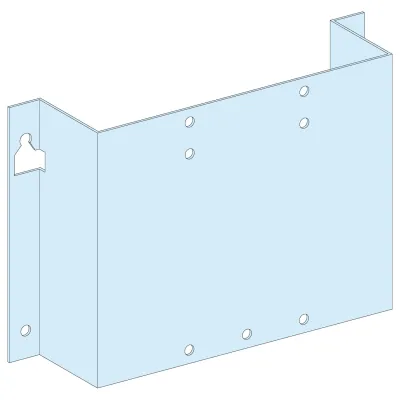 Schneider Electric Montageplatte PrismaSeT-P LVS03050 | 3-4polig Kipphebel | 250x300 mm | Stahl pulverbeschichtet | weiß