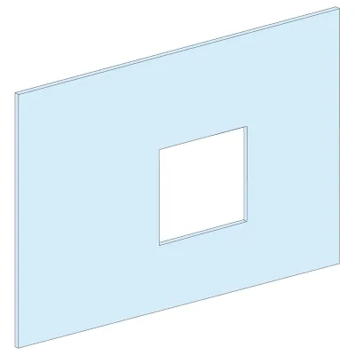 Schneider Electric Frontplatte LVS03297 | PrismaSeT-P 3-4pol. vertikal | 9HE | B500xH550mm | Stahl weiß