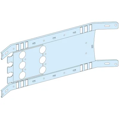 Schneider Electric Montageplatte PrismaSeT-P LVS03451 | ComPacT NSX400-630 3-polig | 200x650mm | Stahl weiß