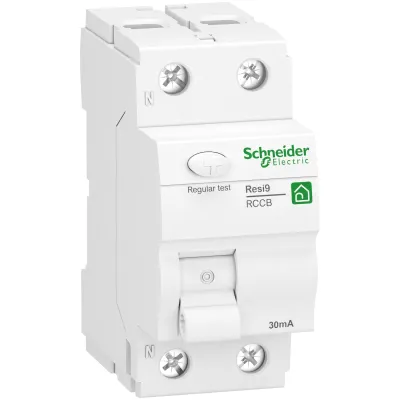 Schneider Electric FI-Schalter R9R42225 | 1P+N | 25A | 30mA Typ F | 230V | 2TE | IP20 | weiß