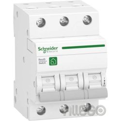 SCHNEIDER R9S64363 3P, 63A, 415V AC