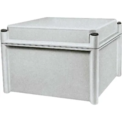 Schneider Industriegehäuse NSYPLSC2727G | IP66 Aufputz Kunststoff | 270x270x180mm | grau RAL7035 | Polyesterrückwand