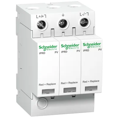 Schneider Electric Überspannungsableiter A9L40281 | 1000V DC | Typ 2 | 2-polig | 40kA | PV | Hutschiene | IP20