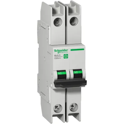 Schneider Electric Leitungsschutzschalter M9F52215 | 2P 15A | C-Charakteristik | 277V AC/DC | 10kA | DIN-Schiene