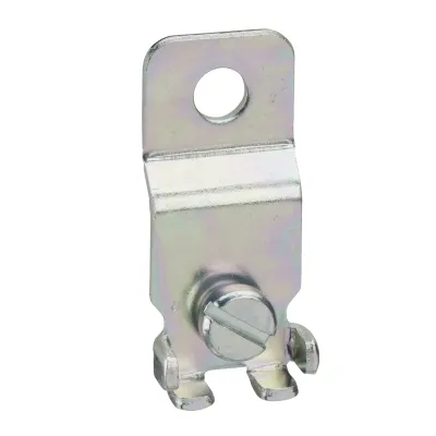 Schneider Electric Wandbefestigungslaschen NSYPF27N | Set 4 Stück | Stahl verzinkt | 100x100 mm | für Thalassa PLS