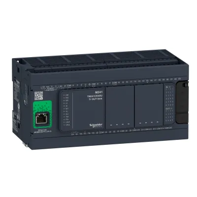 Schneider Electric SPS-Steuerung Modicon M241 TM241CE40R | 40 E/A | 12 Relaisausgänge | Ethernet | 85-264V AC | kompakt