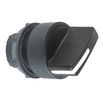 Schneider Electric Wahlschalter ZB5AD4 | Frontelement 2 Positionen | kurzer Drehgriff | Ø22,5mm | IP67/IP69K | schwarz