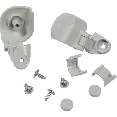 Schneider Electric Scharnier NSYAEDH20TB | Türscharnier Thalassa TBP/TBS | 20mm Abdeckung | 2 Stück | Thermoplast Blau