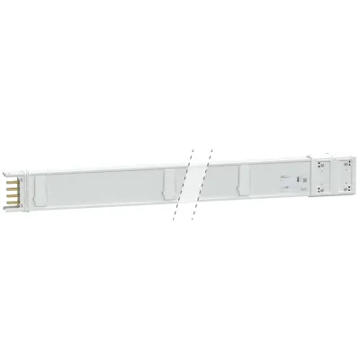 Schneider Electric Schienenkasten KSA400ED43012 | Canalis KS | 400A | 3m | 12 Abgänge | IP55 | 5-polig | RAL9001