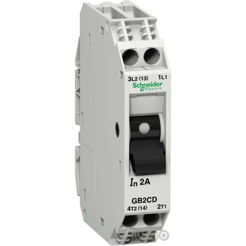 Bild: Schneider Sicherungsautomat 2p. 0,5A m.Hilfssch. GB2CD05