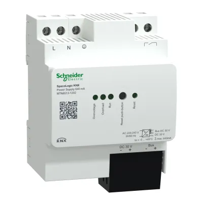 Schneider Electric KNX Spannungsversorgung MTN6513-1202 | 640 mA | REG 4TE | 30 V DC | LED-Anzeige | SpaceLogic