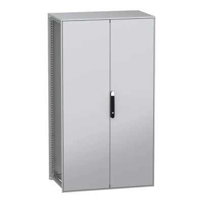 Schneider Electric Standgehäuse PanelSeT SFN NSYSFN1810602D | Stahlschrank IP55 IK10 | 1800x1000x600 mm | grau RAL7035
