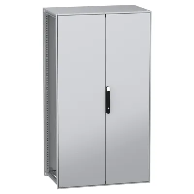 Schneider Electric Standgehäuse PanelSeT SFN NSYSFN1810602D | Stahlschrank IP55 IK10 | 1800x1000x600 mm | grau RAL7035