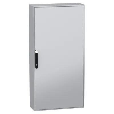 Schneider Electric Standschrank NSYSM16830P | Schaltschrank IP55 IK10 | 1600x800x300 mm | Stahl grau RAL7035