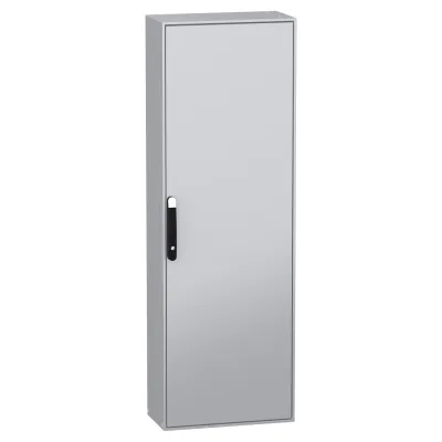 Schneider Electric Standschrank | NSYSM18630P | IP55 | 1800x600x300mm | Stahlblech | Montageplatte | RAL 7035 Grau