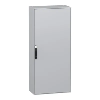 Schneider Electric Standschrank | NSYSM18840P | IP55 | 1800x800x400 mm | Stahl | grau RAL 7035